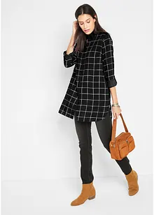 Camicetta lunga a quadri con tasche, bonprix Camicetta lunga a quadri con tasche, bonprix