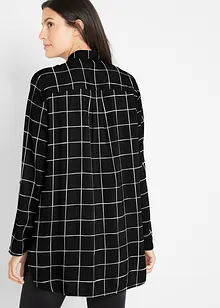 Camicetta lunga a quadri con tasche, bonprix Camicetta lunga a quadri con tasche, bonprix