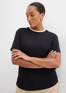 T-shirt con dettaglio a contrasto, bonprix T-shirt con dettaglio a contrasto, bonprix