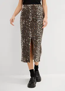 Gonna di jeans in cotone elasticizzato, bonprix Gonna di jeans in cotone elasticizzato, bonprix