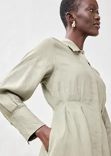 Abito chemisier in puro lino, bonprix Abito chemisier in puro lino, bonprix