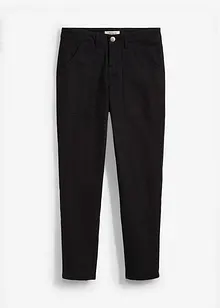 Pantaloni in twill di misto cotone elasticizzato, bonprix Pantaloni in twill di misto cotone elasticizzato, bonprix