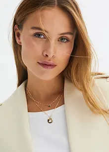 Collane (set 2 pezzi) con zirconie, bonprix Collane (set 2 pezzi) con zirconie, bonprix