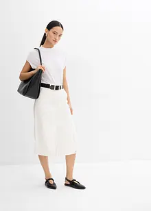 Gonna pantalone in misto cotone elasticizzato, bonprix Gonna pantalone in misto cotone elasticizzato, bonprix