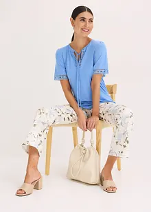 Maglia lunga con bordi in pizzo, bonprix Maglia lunga con bordi in pizzo, bonprix