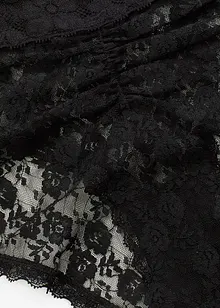 Panty in pizzo con arricciatura (pacco da 4), bonprix Panty in pizzo con arricciatura (pacco da 4), bonprix