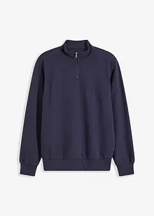 Felpa con colletto e zip, bonprix Felpa con colletto e zip, bonprix