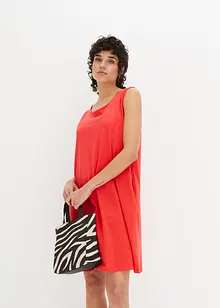 Abito corto svasato di jersey, smanicato, bonprix Abito corto svasato di jersey, smanicato, bonprix