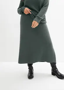 Gonna in maglia leggermente svasata, bonprix Gonna in maglia leggermente svasata, bonprix