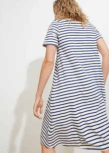 Abito di jersey al ginocchio in filato fiammato di cotone con tasche, bonprix Abito di jersey al ginocchio in filato fiammato di cotone con tasche, bonprix