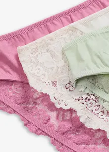 Slip con pizzo (pacco da 6), bonprix Slip con pizzo (pacco da 6), bonprix