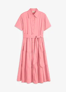 Abito chemisier in misto cotone elasticizzato, bonprix Abito chemisier in misto cotone elasticizzato, bonprix