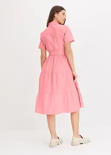 Abito chemisier in misto cotone elasticizzato, bonprix Abito chemisier in misto cotone elasticizzato, bonprix