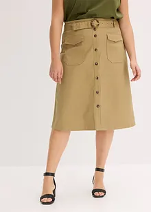 Gonna in twill, bonprix Gonna in twill, bonprix