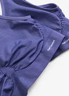 Reggiseno bustier senza cuciture Feel Comfort (pacco da 2), bonprix Reggiseno bustier senza cuciture Feel Comfort (pacco da 2), bonprix