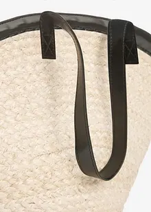 Borsa shopper di paglia, bonprix Borsa shopper di paglia, bonprix
