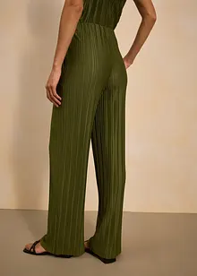 Pantaloni in jersey plissettati, bonprix Pantaloni in jersey plissettati, bonprix