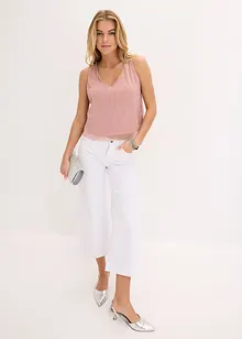 Top cropped con scollatura profonda, bonprix Top cropped con scollatura profonda, bonprix