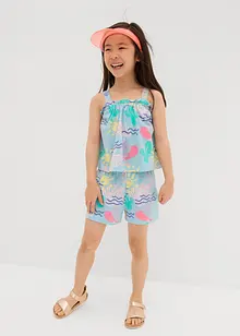 Top e pantaloni corti (set 2 pezzi) in puro cotone biologico, bonprix Top e pantaloni corti (set 2 pezzi) in puro cotone biologico, bonprix
