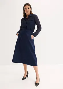 Camicetta trasparente dalla texture stropicciata, bonprix Camicetta trasparente dalla texture stropicciata, bonprix