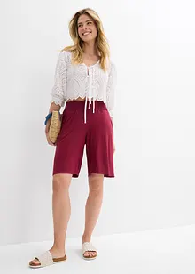 Bermuda in jersey di misto viscosa, bonprix Bermuda in jersey di misto viscosa, bonprix