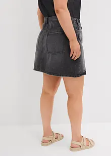 Gonna di jeans con cinta asimmetrica, bonprix Gonna di jeans con cinta asimmetrica, bonprix