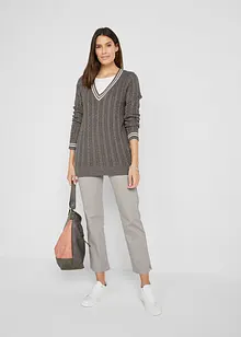 Jeans elasticizzati straight, vita media, bonprix Jeans elasticizzati straight, vita media, bonprix