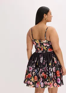 Miniabito con inserto effetto uncinetto, bonprix Miniabito con inserto effetto uncinetto, bonprix