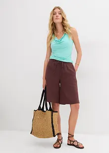 Bermuda in misto viscosa fluente, bonprix Bermuda in misto viscosa fluente, bonprix