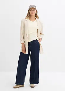 Maglia prémaman / da allattamento a coste in puro cotone biologico (pacco da 2), bonprix Maglia prémaman / da allattamento a coste in puro cotone biologico (pacco da 2), bonprix