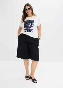 Maglia con viscosa e strass, bonprix Maglia con viscosa e strass, bonprix