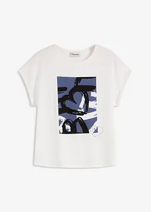 Maglia con viscosa e strass, bonprix Maglia con viscosa e strass, bonprix