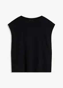 Top con inserto a coste sulla manica, bonprix Top con inserto a coste sulla manica, bonprix