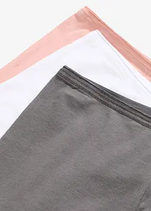 Boxer lunghi aderenti da donna con cotone biologico (pacco da 3), bonprix Boxer lunghi aderenti da donna con cotone biologico (pacco da 3), bonprix