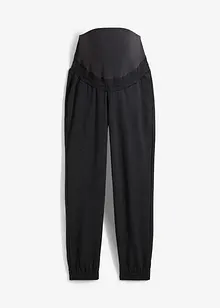 Pantaloni da jogging prémaman con cinta comoda in misto cotone morbido, bonprix Pantaloni da jogging prémaman con cinta comoda in misto cotone morbido, bonprix