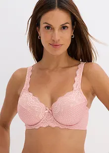 Reggiseno con ferretto e pizzo delicato (pacco da 2), bonprix Reggiseno con ferretto e pizzo delicato (pacco da 2), bonprix