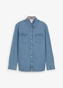 Camicia in jeans di puro cotone, bonprix Camicia in jeans di puro cotone, bonprix