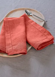 Tovaglioli in lino (pacco da 2), bonprix Tovaglioli in lino (pacco da 2), bonprix