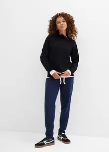 Pantaloni in felpa con cinta comoda, bonprix Pantaloni in felpa con cinta comoda, bonprix