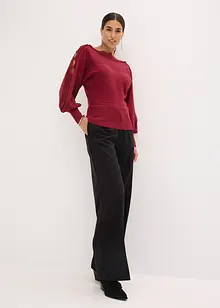 Maglione in filato fine di misto viscosa fluente, bonprix Maglione in filato fine di misto viscosa fluente, bonprix