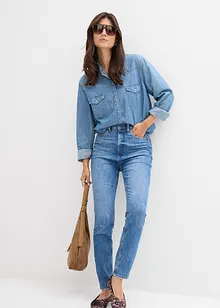 Jeans skinny cropped, vita alta, bonprix Jeans skinny cropped, vita alta, bonprix