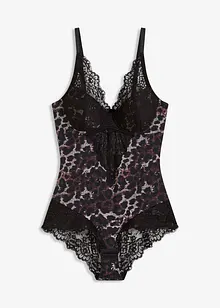 Body con reggiseno con coppe preformate integrato, bonprix Body con reggiseno con coppe preformate integrato, bonprix
