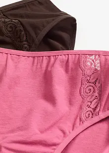 Slip alto con cotone biologico (pacco da 4), bonprix Slip alto con cotone biologico (pacco da 4), bonprix