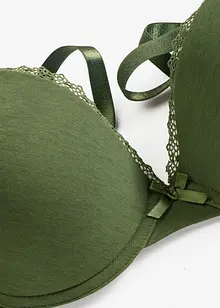 Reggiseno in cotone biologico con ferretto e coppe preformate, bonprix Reggiseno in cotone biologico con ferretto e coppe preformate, bonprix