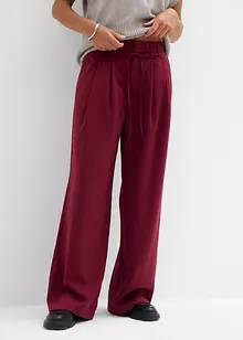 Pantaloni con pinces e cintura da annodare, bonprix Pantaloni con pinces e cintura da annodare, bonprix