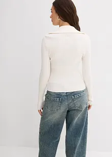 Maglia a costine in soffice misto viscosa, bonprix Maglia a costine in soffice misto viscosa, bonprix