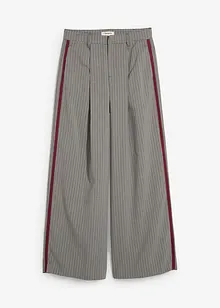 Pantaloni con pinces e bande a contrasto, bonprix Pantaloni con pinces e bande a contrasto, bonprix