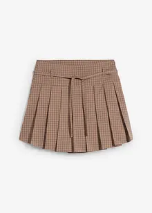 Gonna pantalone corta con pieghe baciate, bonprix Gonna pantalone corta con pieghe baciate, bonprix