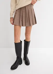 Gonna pantalone corta con pieghe baciate, bonprix Gonna pantalone corta con pieghe baciate, bonprix