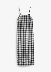 Abito con spalline in flanella di puro cotone, bonprix Abito con spalline in flanella di puro cotone, bonprix